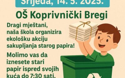14.5.2025.  Papirko – akcija skupljanja starog papira