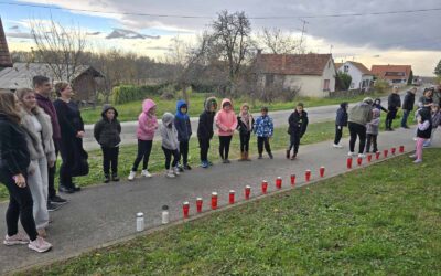 Paljenje lampaša povodom Dana sjećanja na žrtve Domovinskog rata i Dana sjećanja na žrtvu Vukovara i Škabrnje – PŠ Glogovac