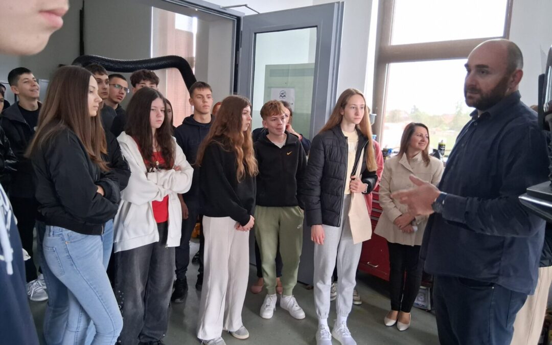 Učenici osmog razreda na Danu otvorenih vrata Strukovne škole Đurđevac