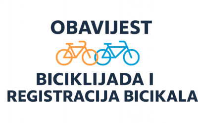 Obavijest za roditelje i učenike – biciklijada i registracija bicikala