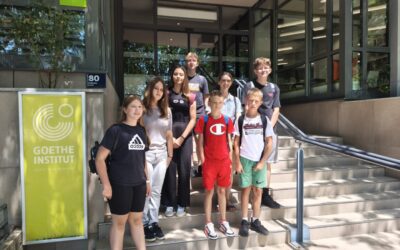 Učenici B1 aktivnosti “Deutsch macht Spaß” na terenskoj nastavi u Zagrebu